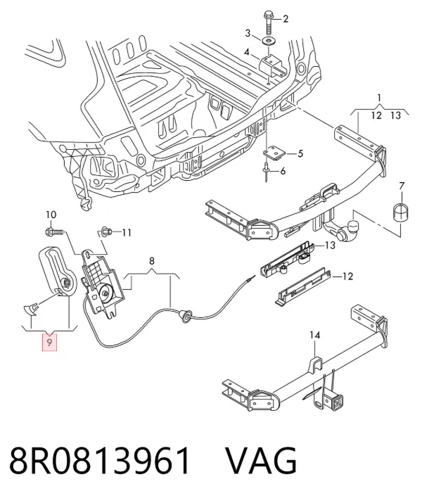  8R0813961 VAG