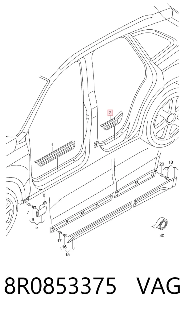  8R0853375 VAG