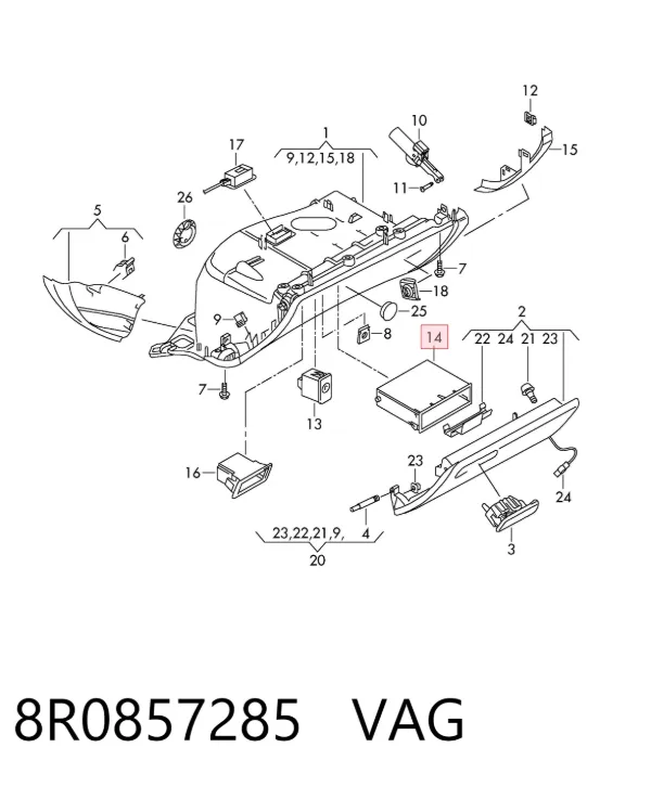  8R0857285 VAG