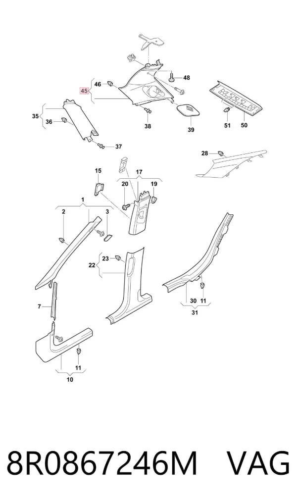  8R0867246M VAG