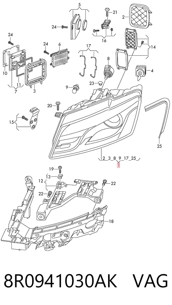  8R0941030AK VAG