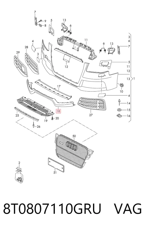  8T0807110GRU VAG