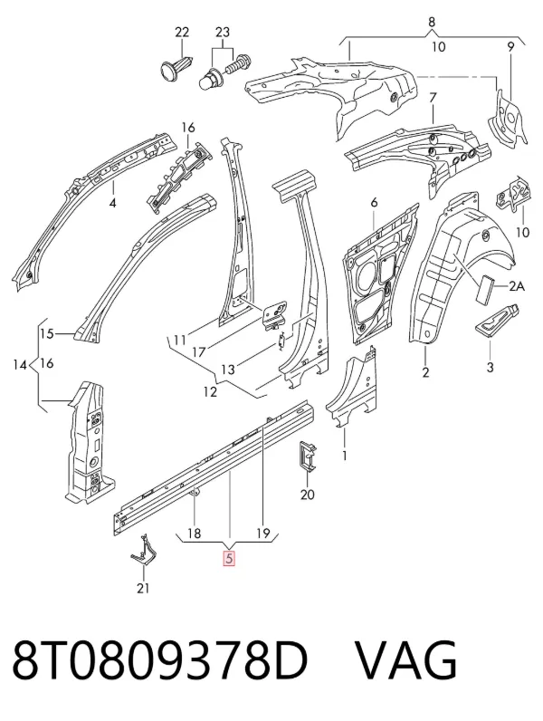  8T0809378D VAG