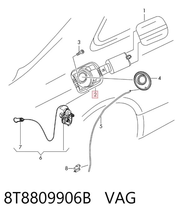  8T8809906B VAG