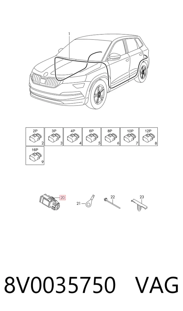  8V0035750 VAG