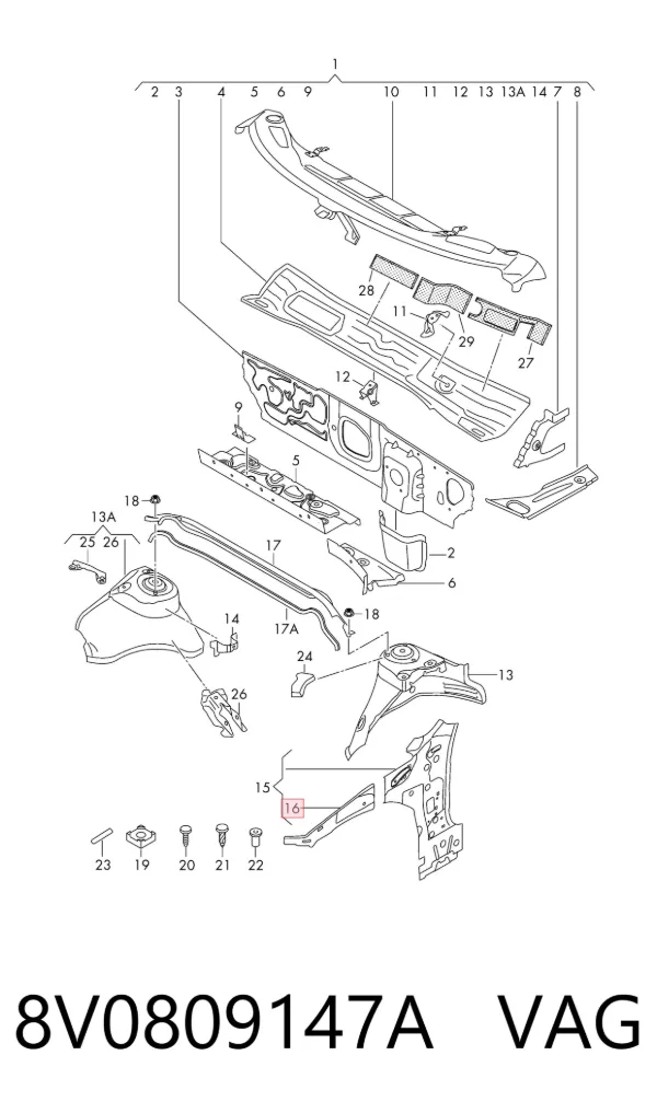  8V0809147A VAG