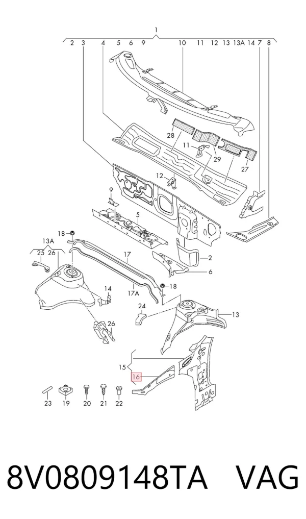  8V0809148TA VAG
