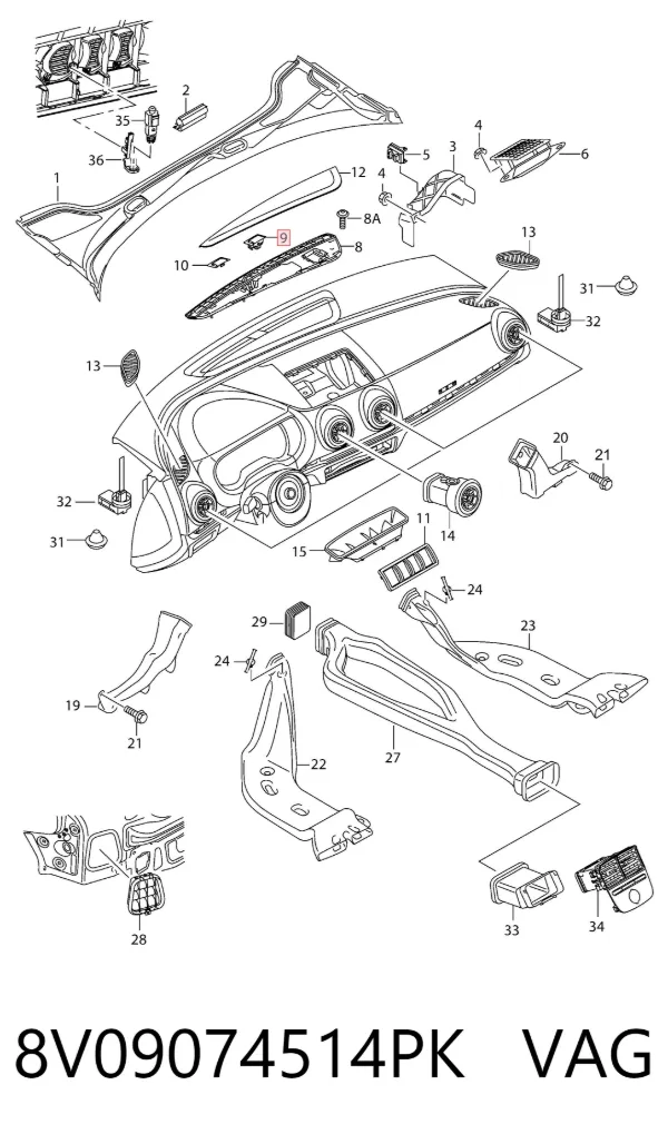  8V09074514PK VAG