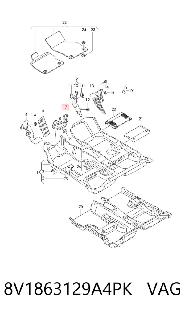  8V1863129A4PK VAG