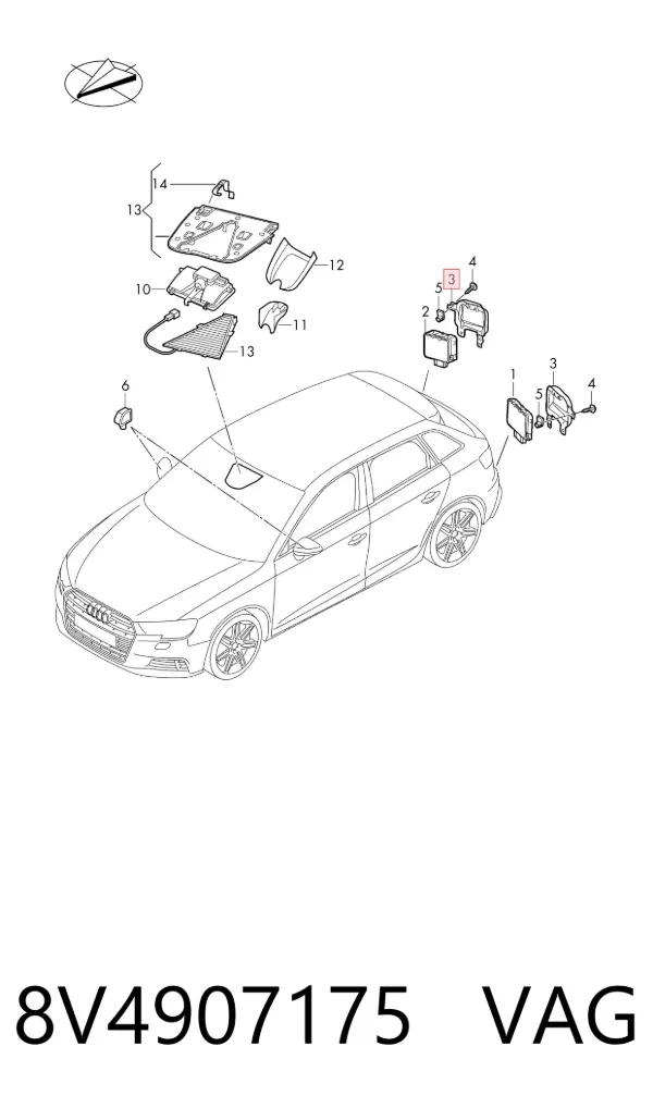  8V4907175 VAG