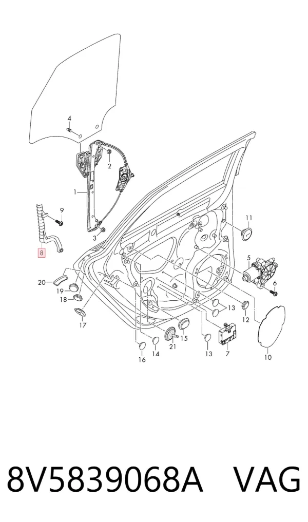  8V5839068A VAG