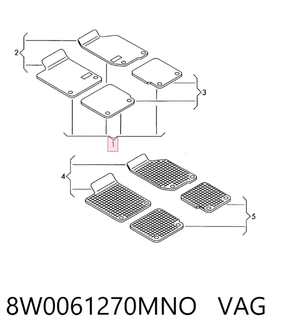  8W0061270MNO VAG