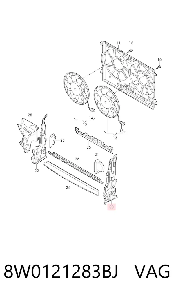  8W0121283BJ VAG