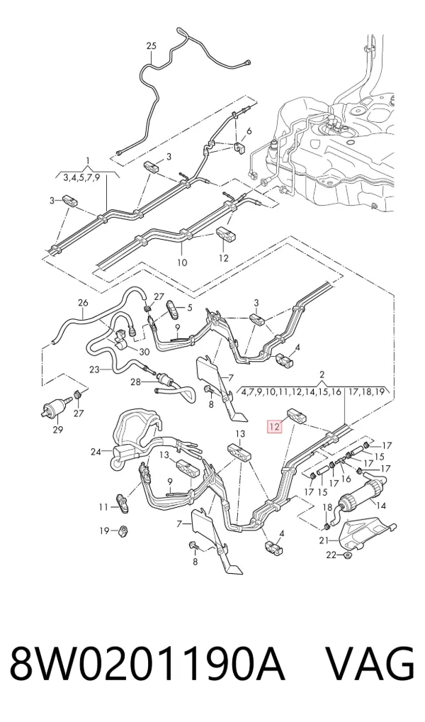  8W0201190A VAG