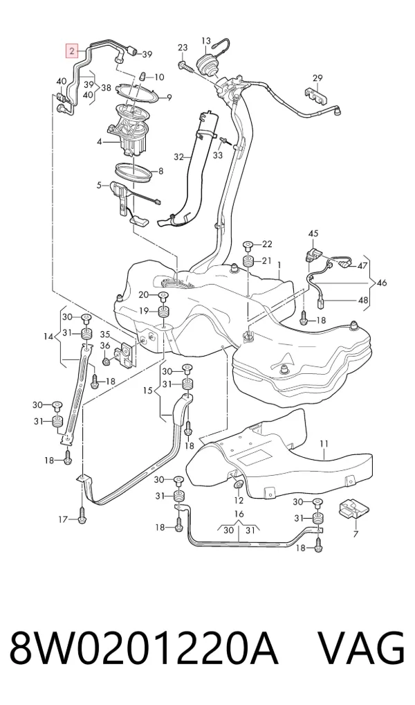  8W0201220A VAG