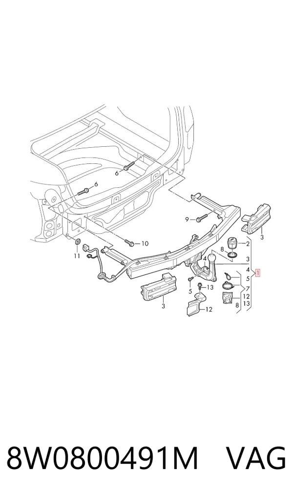 8W0800491M VAG