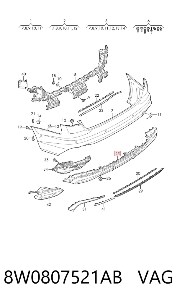  8W0807521AB VAG