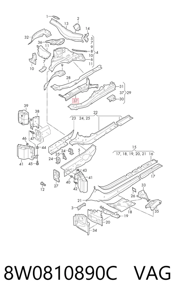  8W0810890C VAG