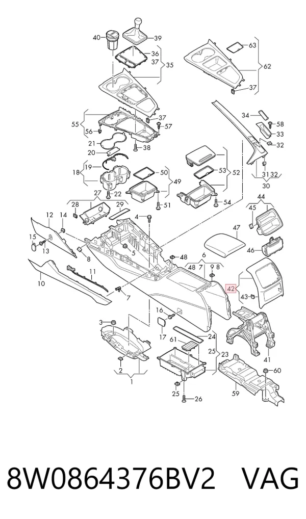  8W0864376BV2 VAG