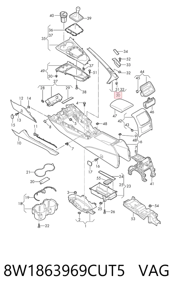  8W1863969CUT5 VAG