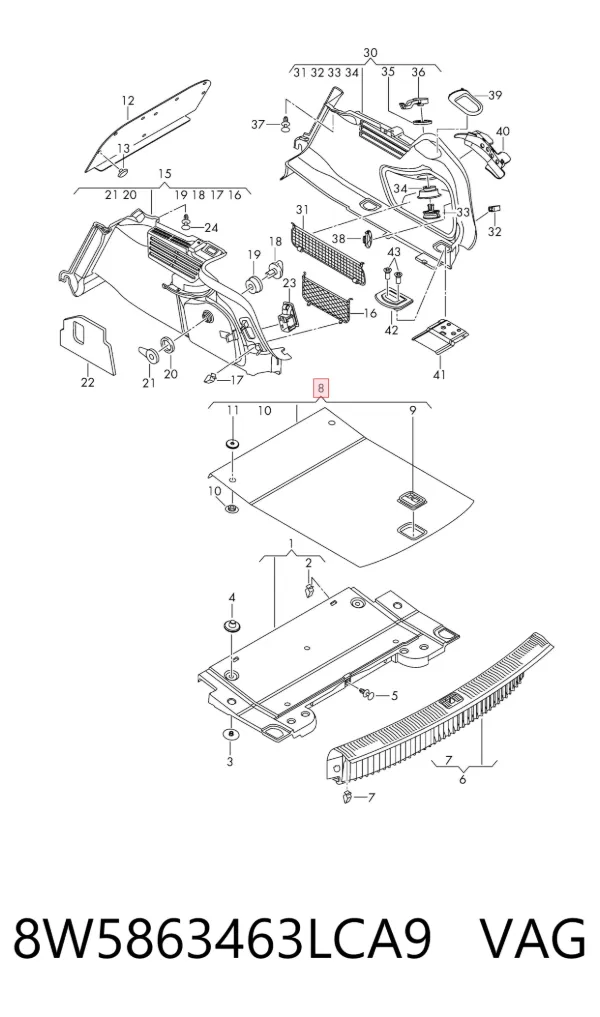  8W5863463LCA9 VAG