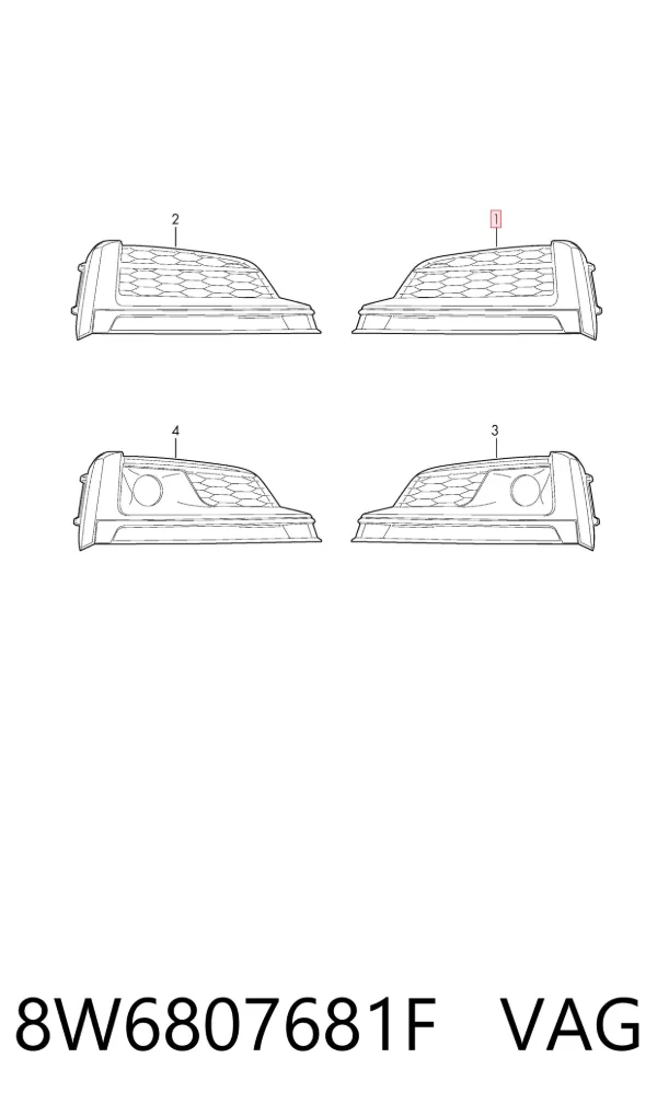  8W6807681F VAG