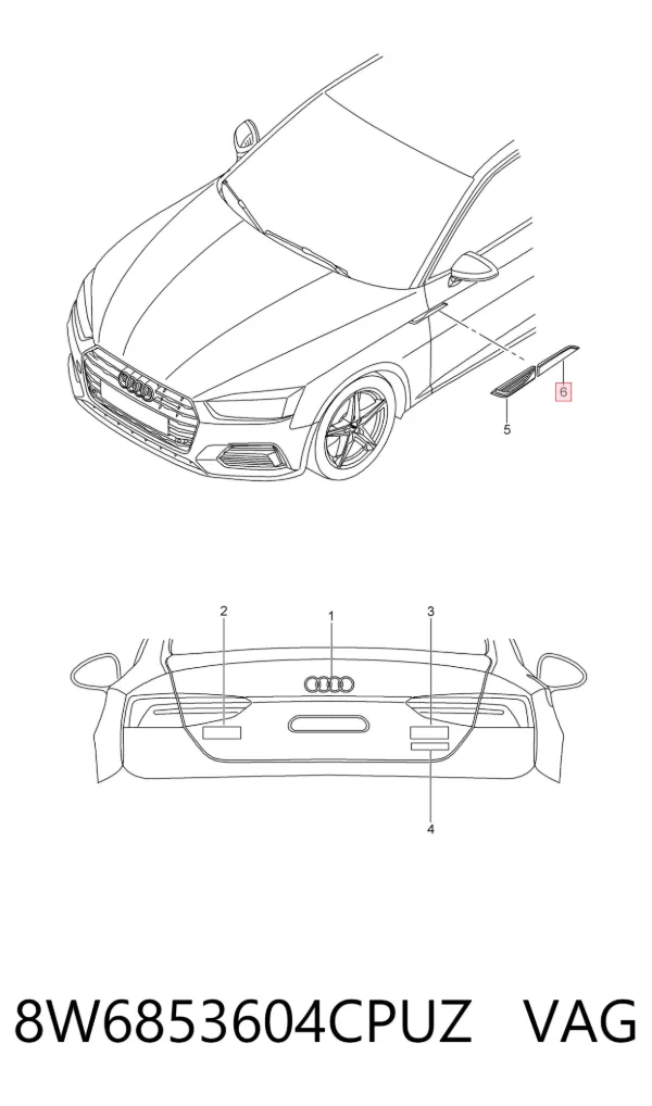  8W6853604CPUZ VAG