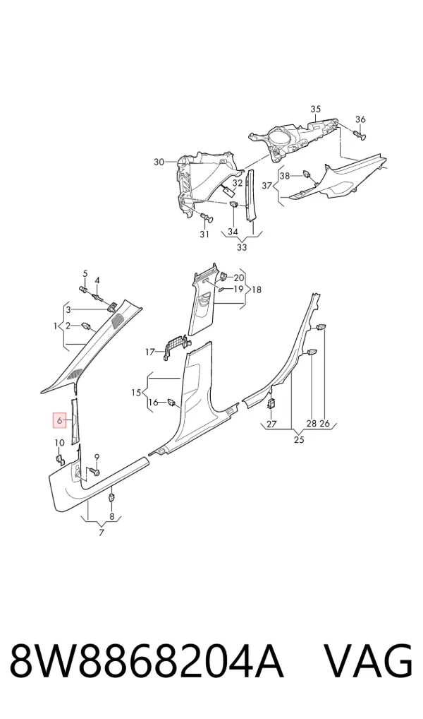  8W8868204A VAG