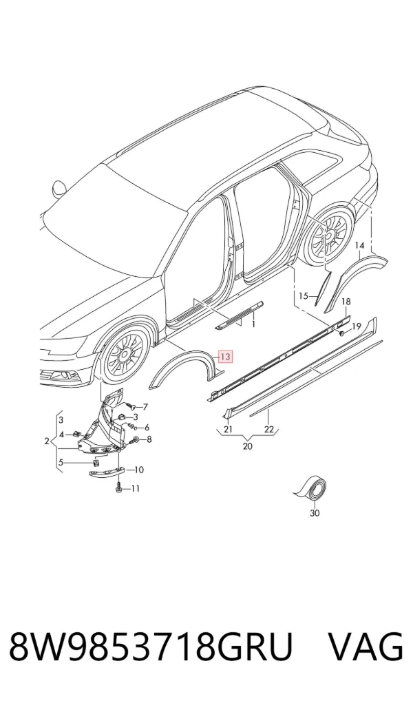  8W9853718GRU VAG