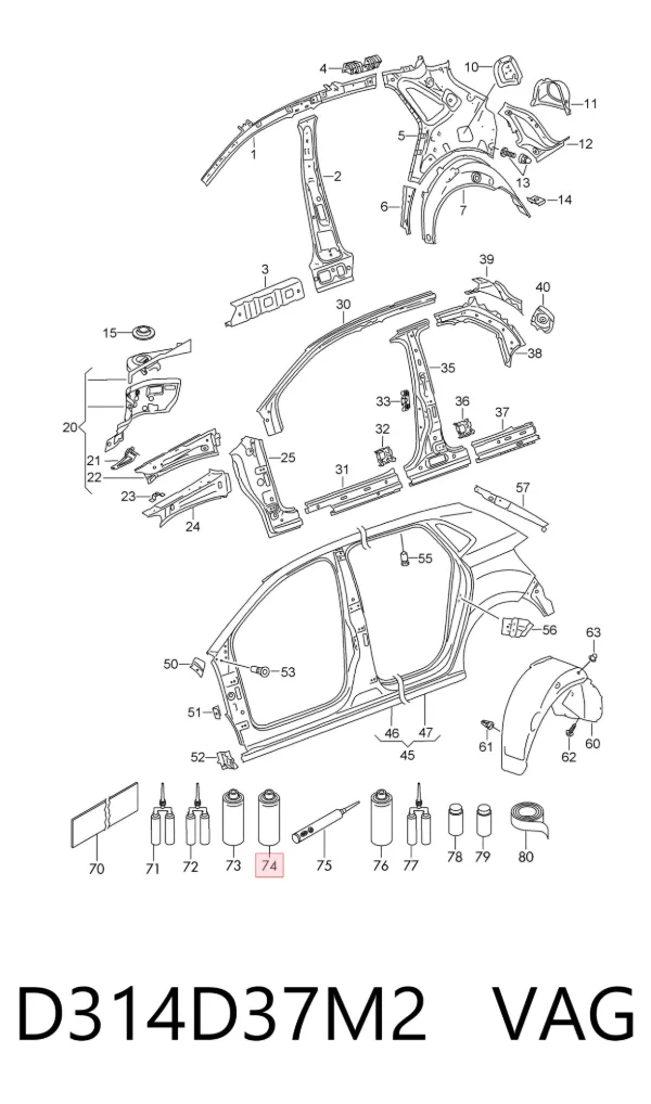  D314D37M2 VAG