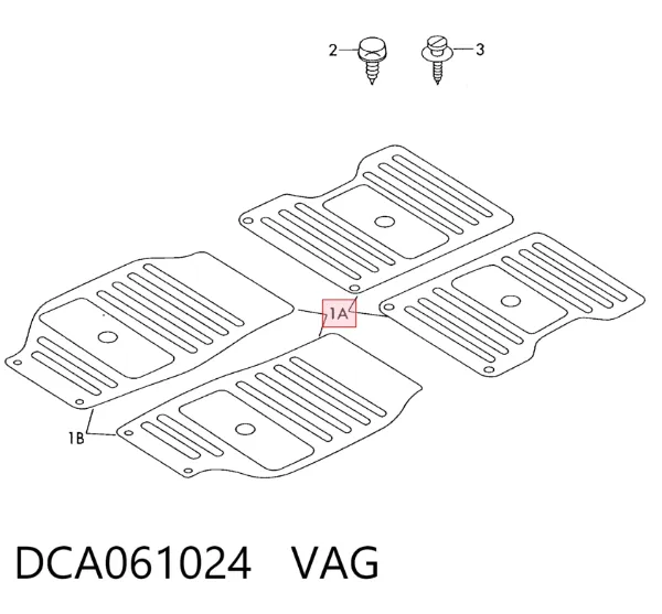 Коврики DCA061024 VAG