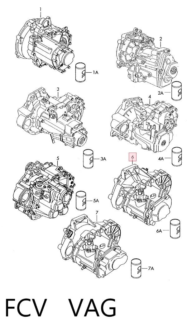 Коробка передач FCV VAG