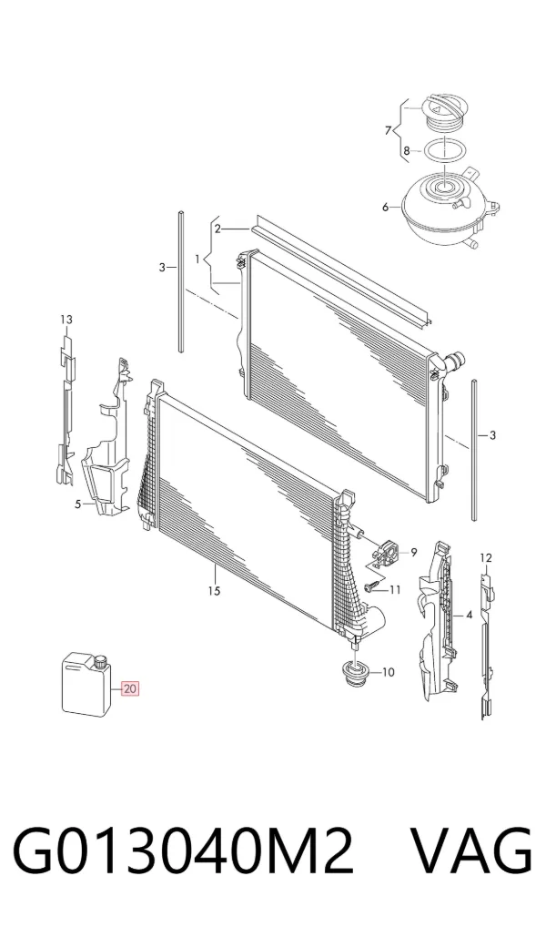 Антифріз G013040M2 VAG