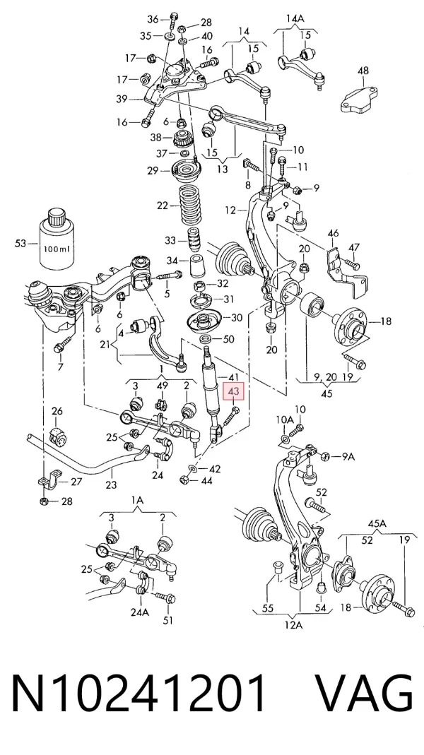 Болт LMI44252 Lemforder