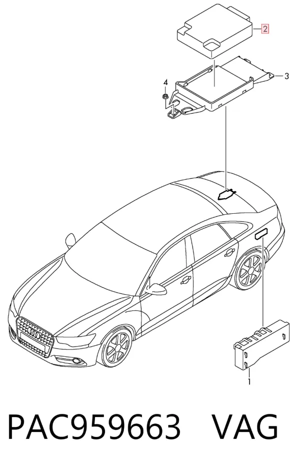 Стабілізатор напруги PAC959663 VAG
