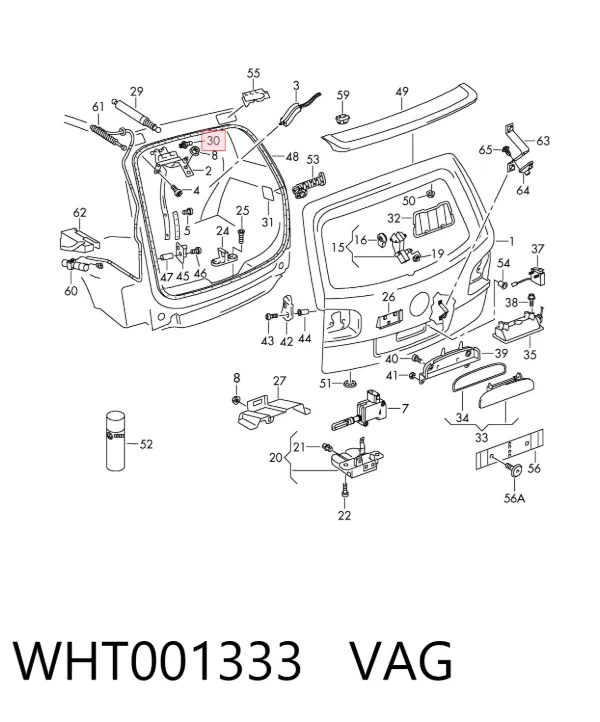  WHT001333 VAG