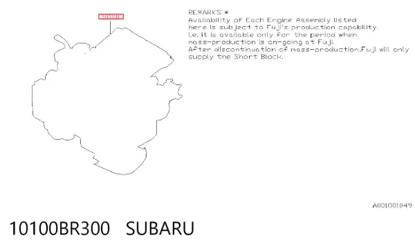 Двигун Subaru Tribeca 