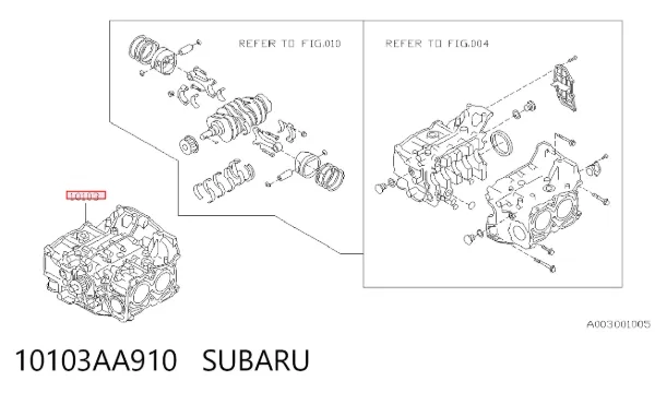  10103AA910 Subaru
