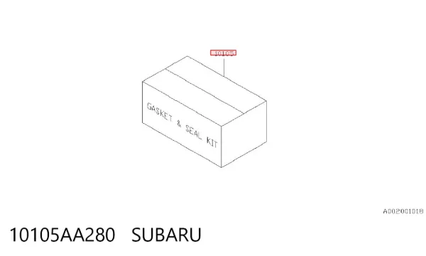 Комплект прокладок 10105AA280 Subaru