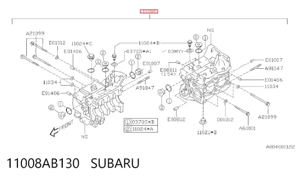  11008AB130 Subaru
