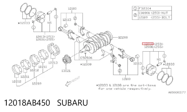  12018AB450 Subaru