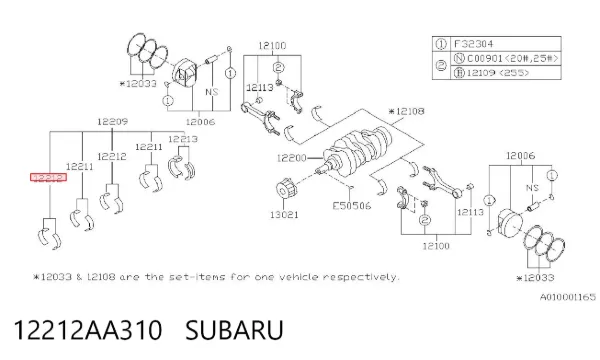  12212AA310 Subaru