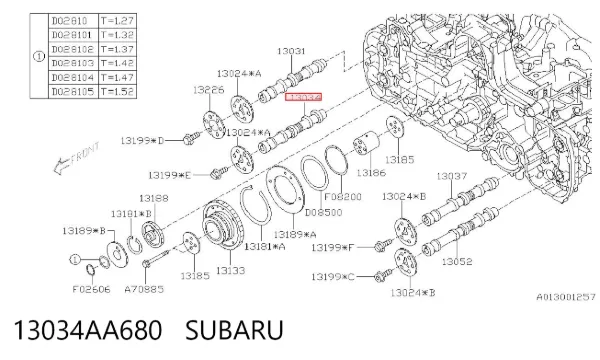  13034AA680 Subaru
