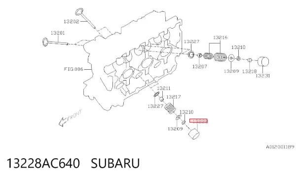 Гідрокомпенсатор 13228AC640 Subaru