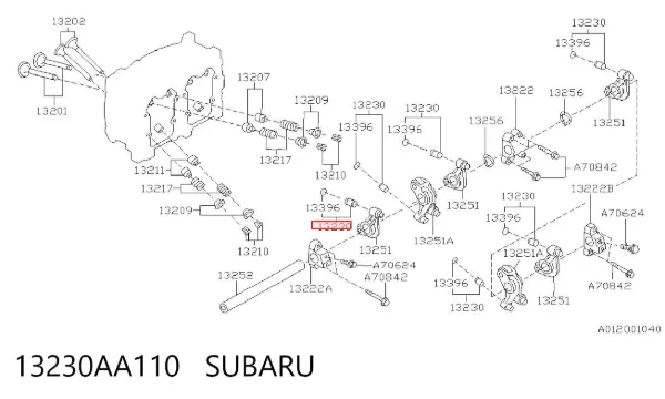 Гідрокомпенсатор 13230AA110 Subaru