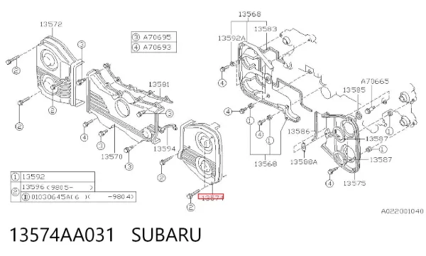  13574AA031 Subaru