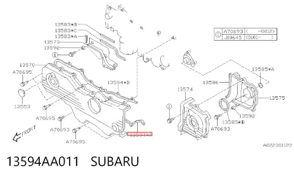  13594AA011 Subaru