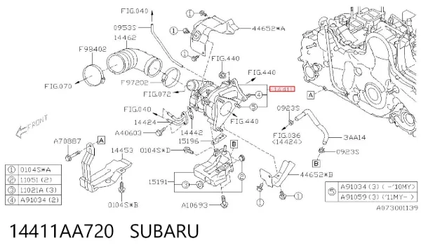 Турбіна Subaru Forester III