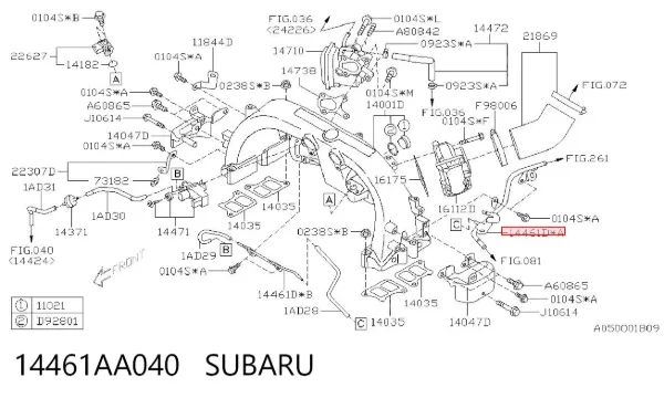  14461AA040 Subaru