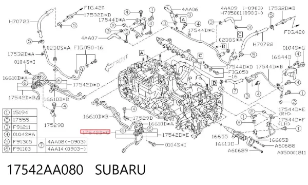  17542AA080 Subaru